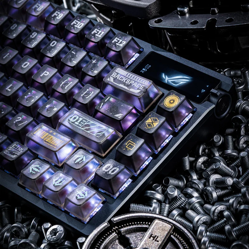 Cyber Ruins Theme Keycap Customized Heat Sublimation Keycaps Pbt Original Pc Transparent Mechanical Keyboard Keycaps 146keys