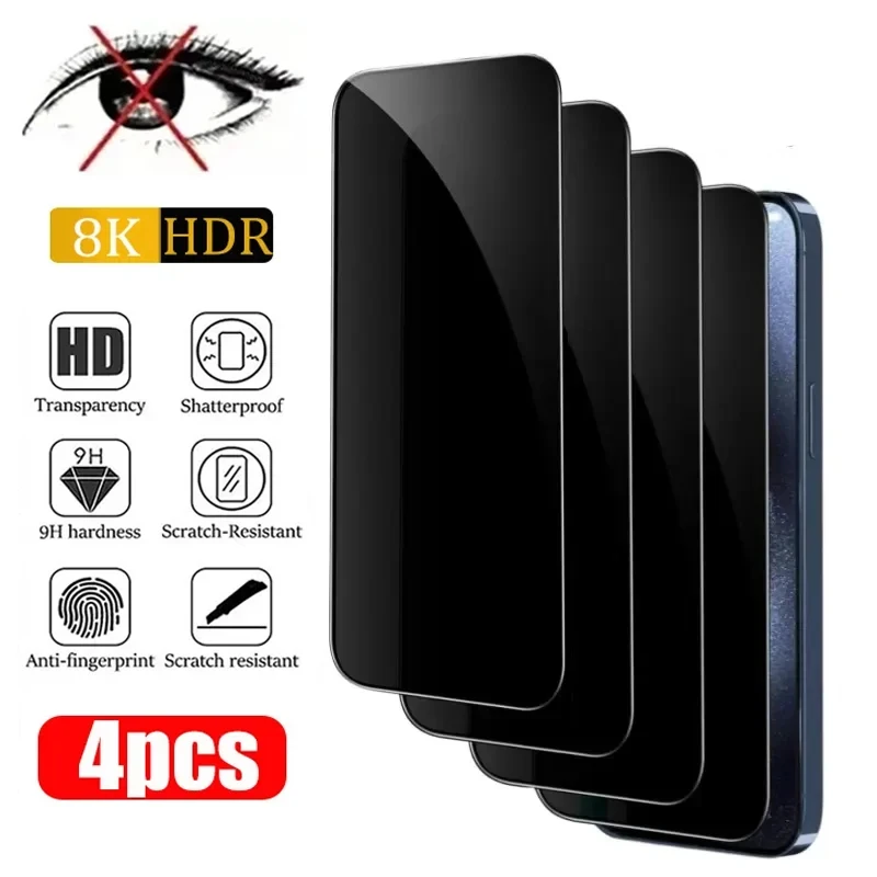 Privacy Screen Protector For Oppo A96 Anti Spy Tempered Glass For Oppo A97 A95 A94 A93 A92 A79 A78 A77 A58 A59 A57 A56 A55 A17