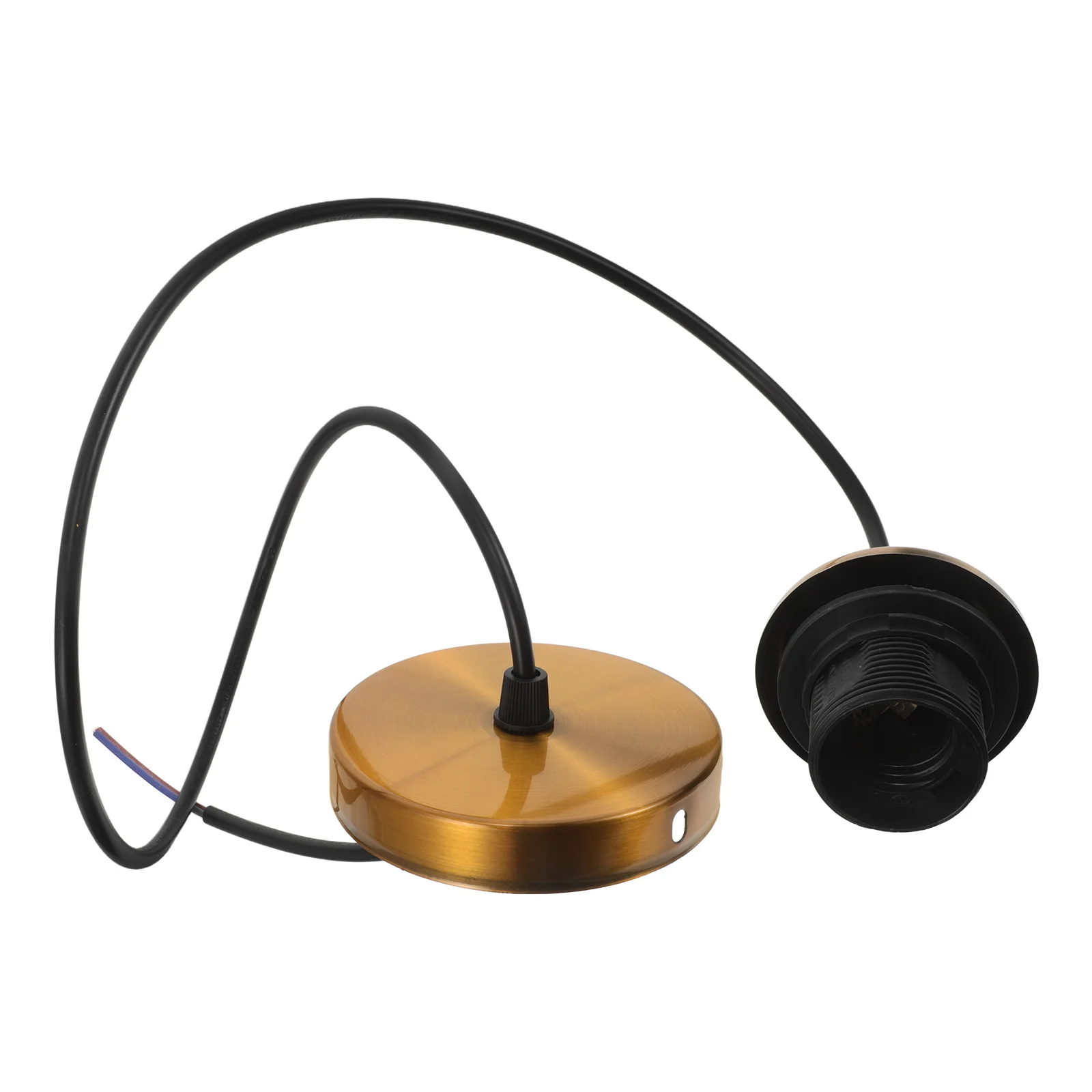 

Retro Lamp Holder E27 Screw Base Pendant Light Fitting Durable Design Easy Maintenance Bedroom Living Room Dining Area Lighting