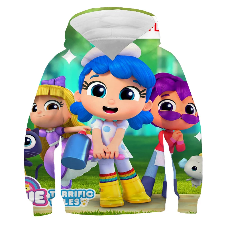 True and the Rainbow Kingdom 3D Hoodies Kids Clothes Cute Cartoon Sweatshirts Autumn And Winter Girls Boys Pullovers Casual Tops