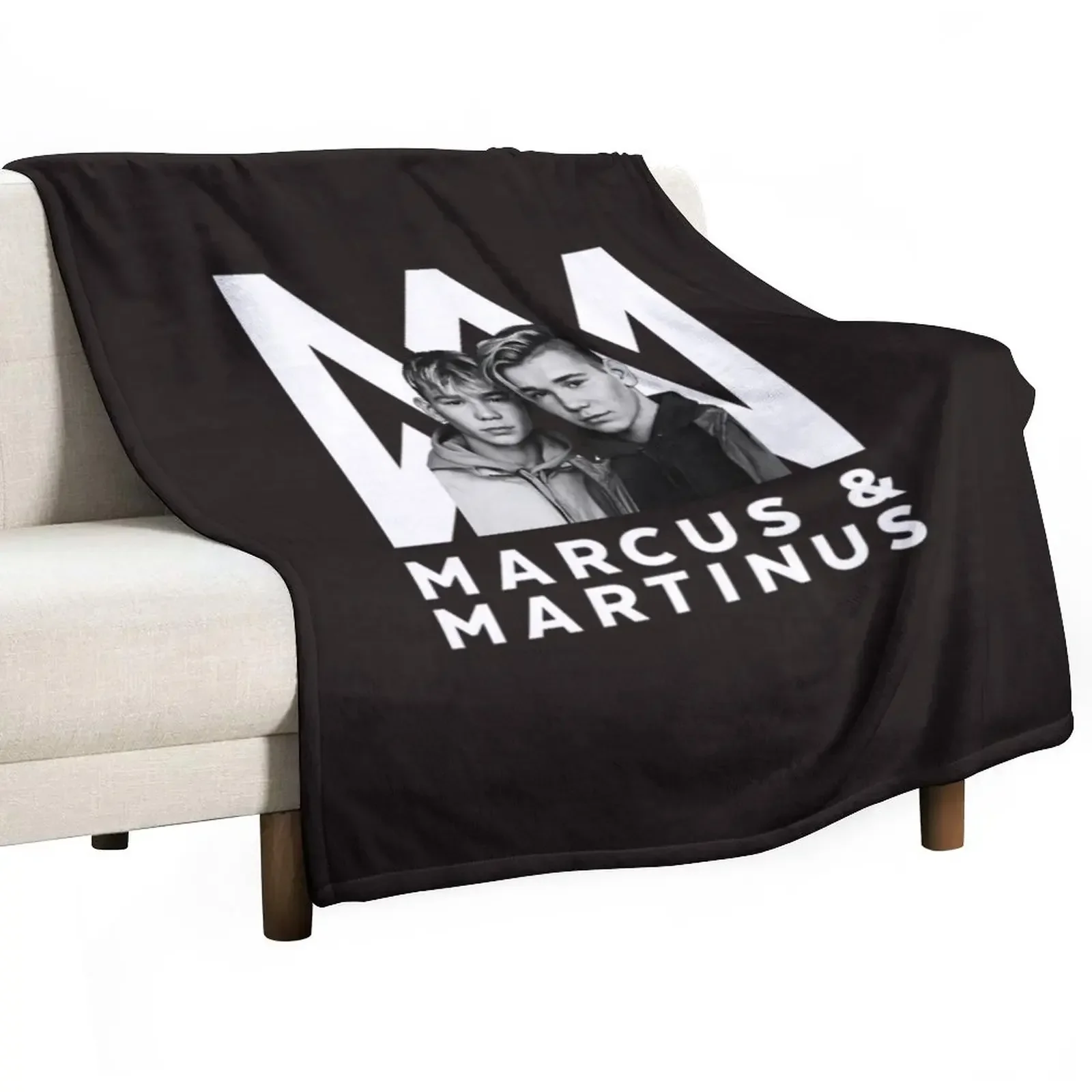 

Marcus Martinus logo Throw Blanket bed plaid Sofa Throw Giant Sofa Blankets