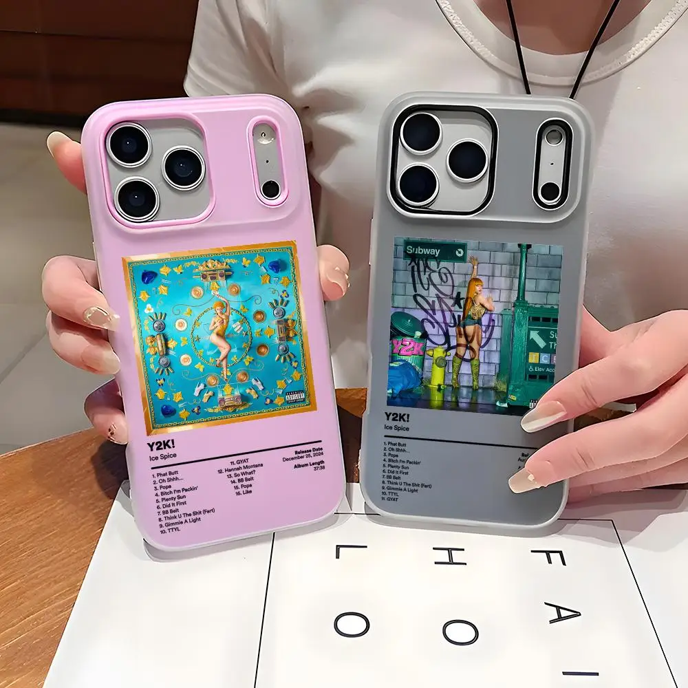 Rapper Ice S-Spice Phone Case Clear TPU Jelly Case for iPhone 17 16 15 14 13 12 11 Pro Max Plus Mini Slim Protective