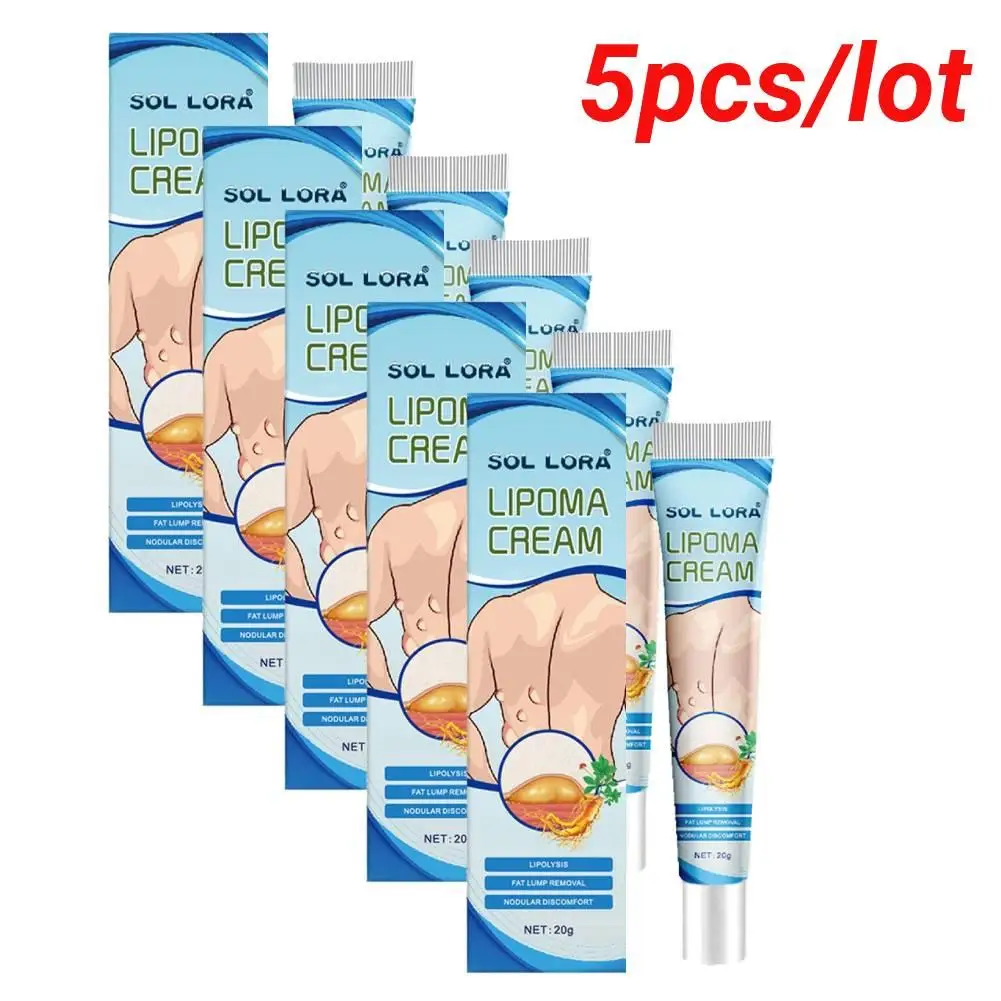 5pcs Lipoma Remove Cream Body Care Cream Relieve Lipoma Fat Lumps And Subcutaneous Lumps Fibroid Removal Reduce Inflammation New