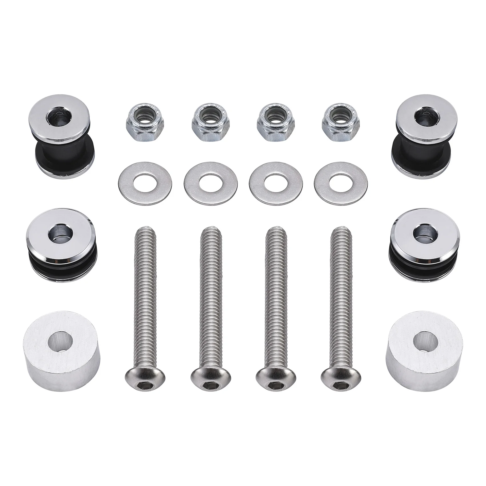 Sissy Bar Rack Docking Hardware Kit For Harley Softail 2000-2017 FLSTC FXSTSB FLSTN FXSTC Detachable Sissy Bar Rack