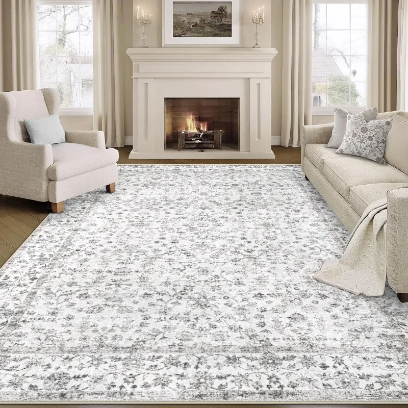 Vintage Bohemian Printed Large Area Living Room Carpet Sofa Table Non-slip Floor Mat Foldable Machine Washable Bedside Rug Ковер