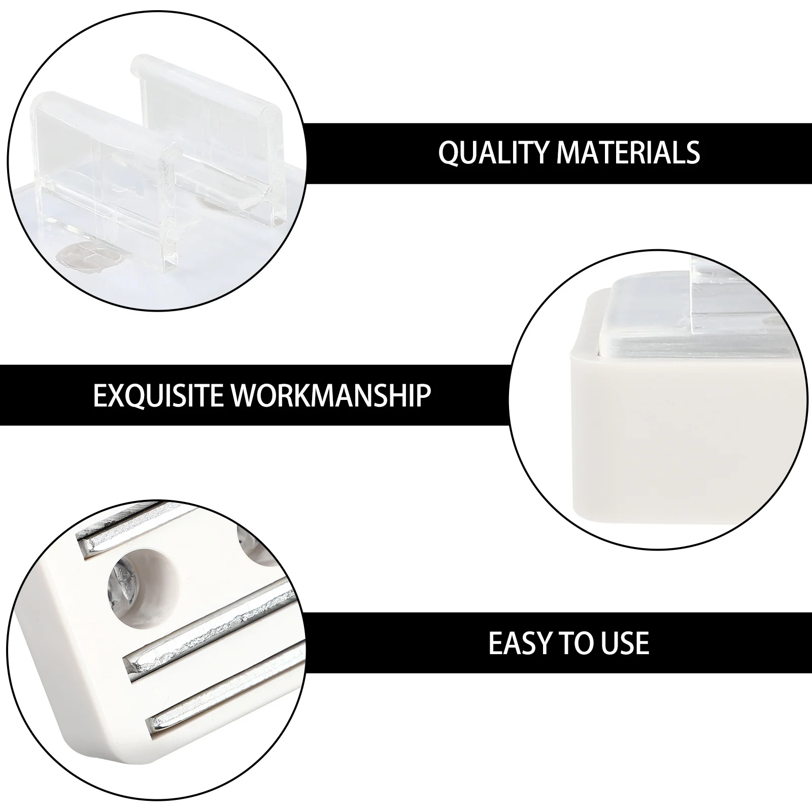 

2Pcs Magnet Base Rack ABS Plastic Supermarket Display Frame Holder Shelf Price Label Holder Accessories