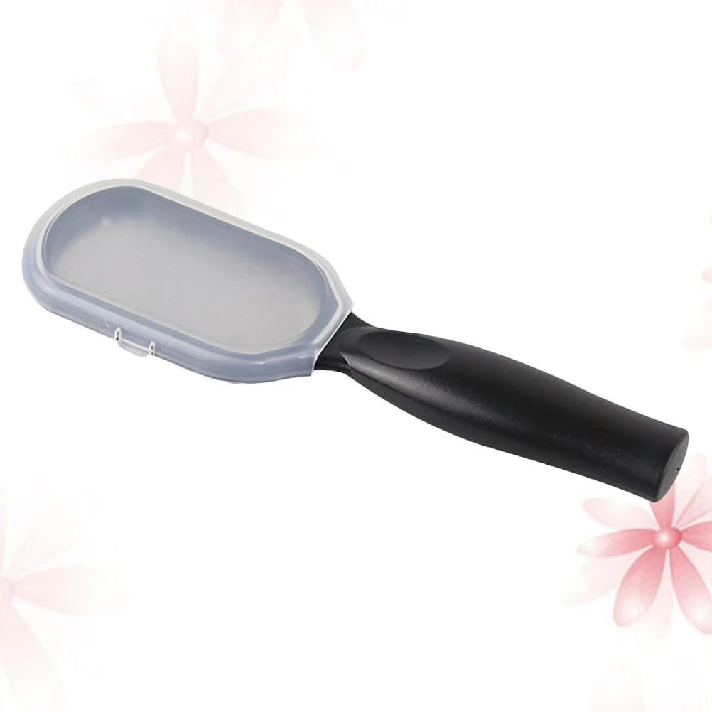 

Stainless Steel Rub Foot Board Practical Plastic Handle Foot Callus Remover Durable Dead Skin Remover Exfoliating Scrub