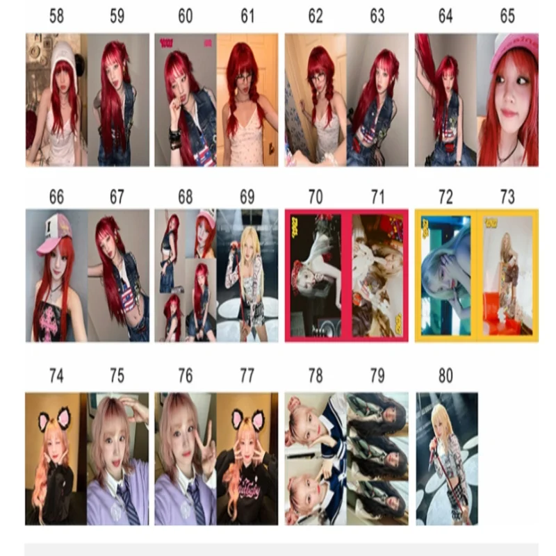 Imagem -06 - Photo Gallery Sticker Poster Bookmark Cartão de Coleção K-pop Yuqi Álbum Retrato Presentes para Fãs Novo Gi-dle hd