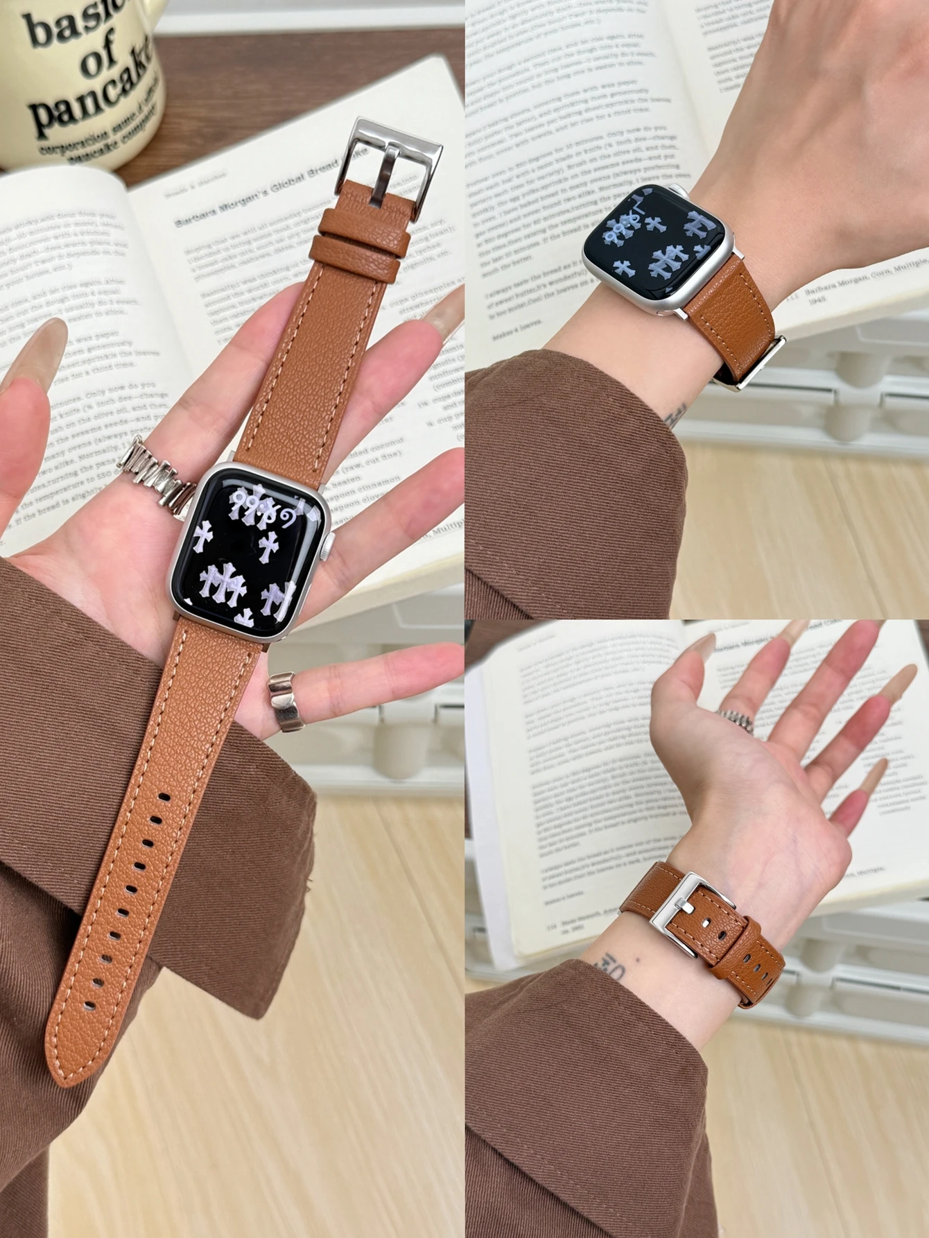 Leder-Schlaufenarmband für Apple Watch Serie Ultra 11/10/9/8/7/6/5/4/3/2/1 SE 38mm 40mm 41mm 42mm 44mm 45mm 46mm 49mm Armband – Detail 11