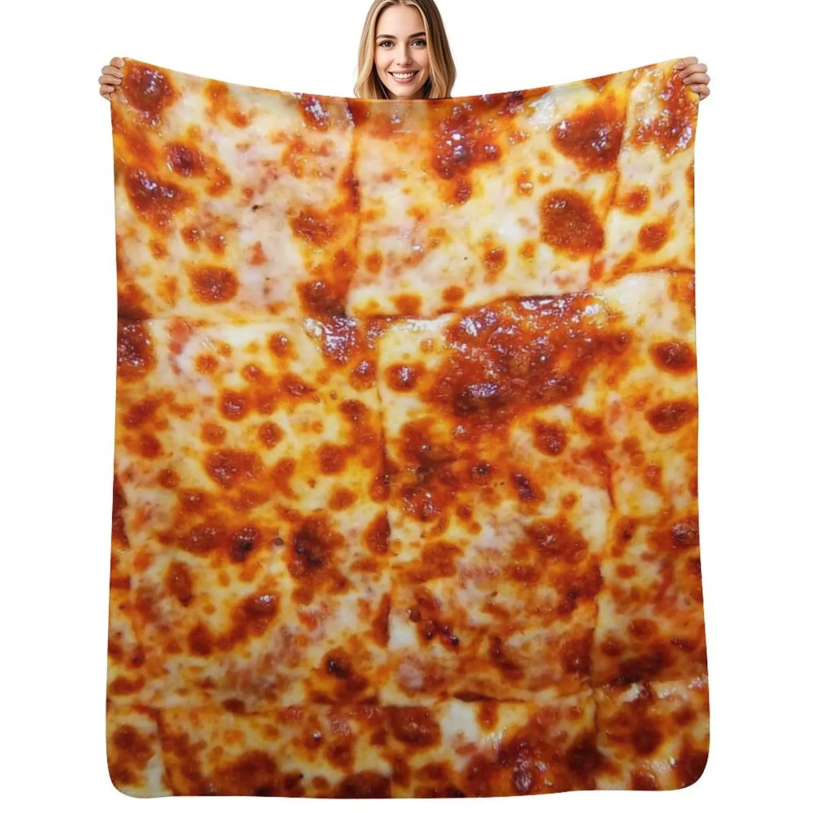 PIZZA 6 Throw Blanket Warm Plush Fuzzy Blanket for Living Room