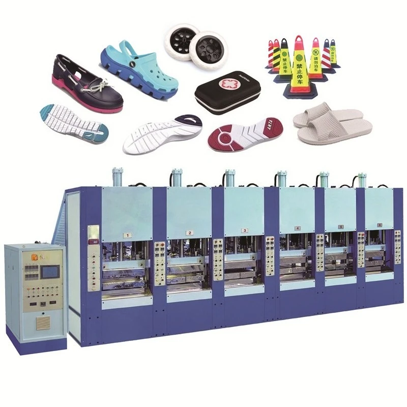 Yoga column equipment EVA one-time molding slippers EVA sole machine, midsole, garden slipper machine