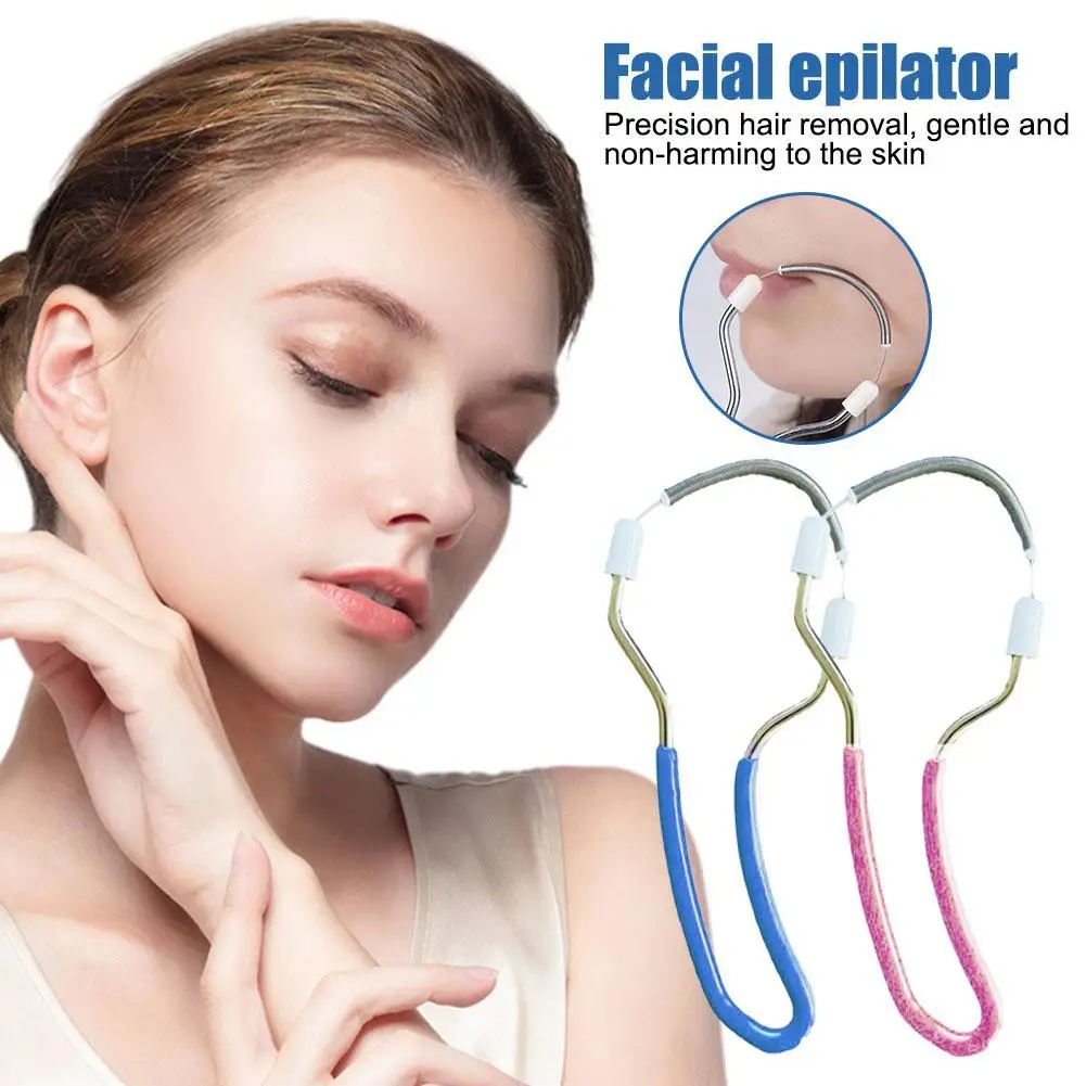 Removedor de pêlos faciais para mulheres. Remove pêlos indesejados no lábio superior, queixo, rosto ou pescoço A mola removedora original para vários cabelos