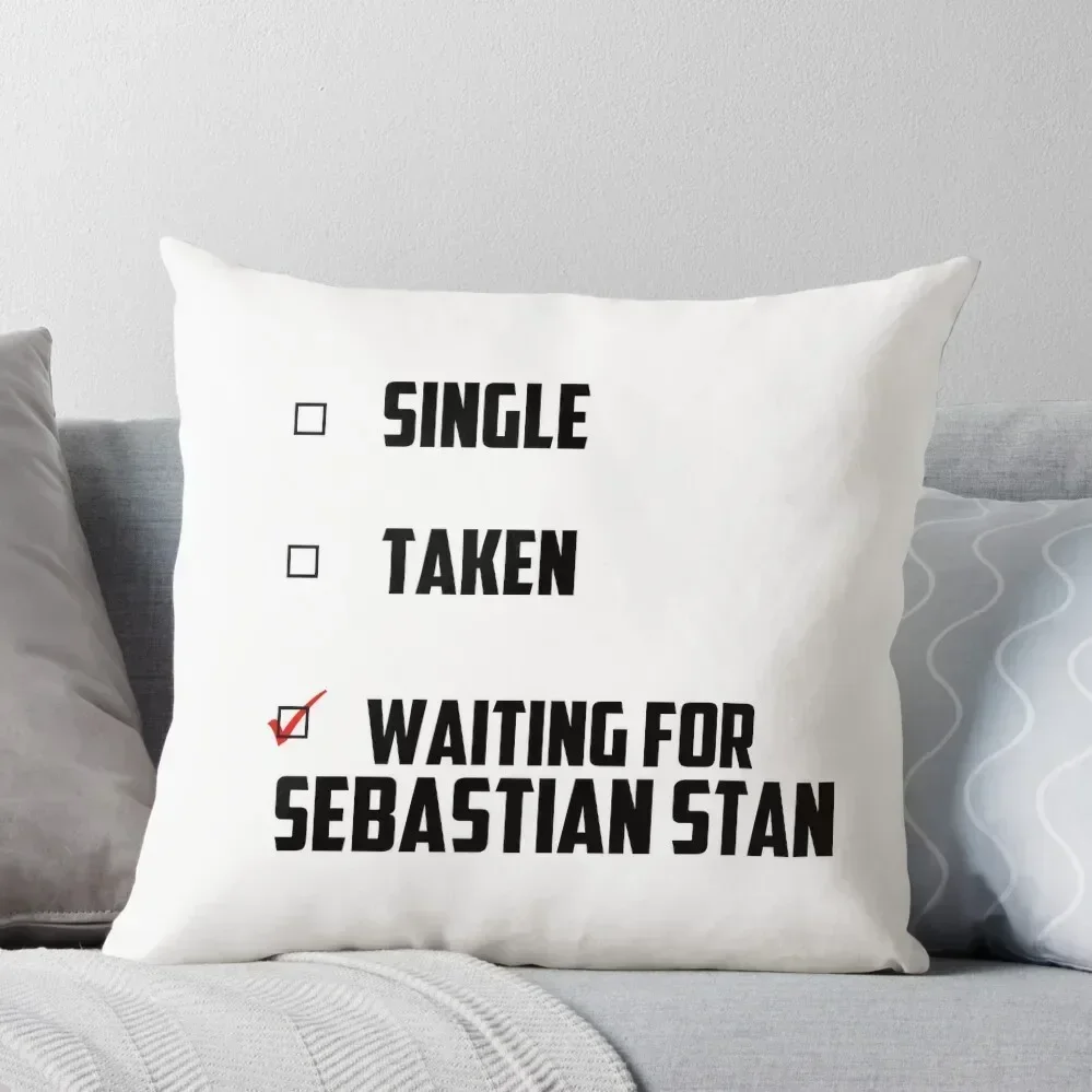 Waiting For Sebastian Stan Throw Pillow Ornamental Pillow Christmas Pillow christmas pillowcases