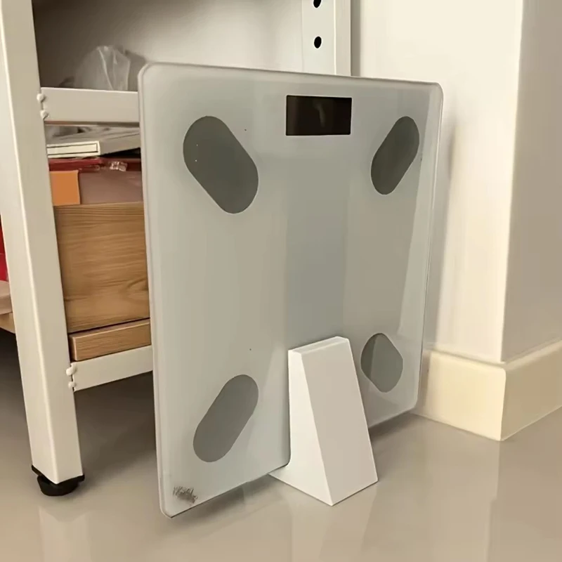 Space Saving Electronic Scale Storage Rack, No Assembly Narrow Gap Organizer Bracket for Bathroom Kitchen File Storage