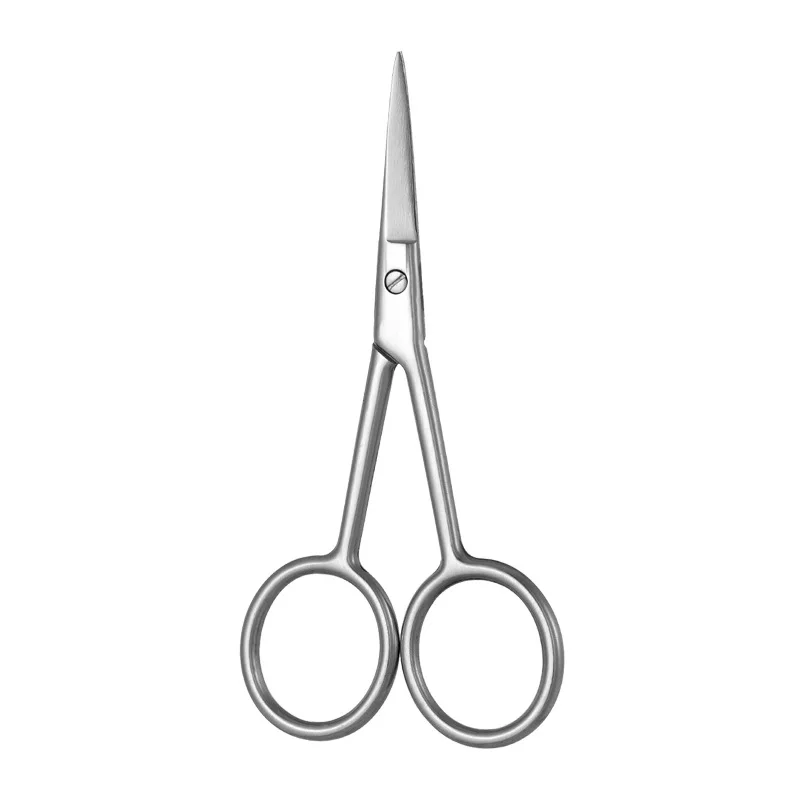 1 Stücke Bartschneider Edelstahl Augenbraue Nase Haar Schere Werkzeug Pflege Weihnachtsgeschenk