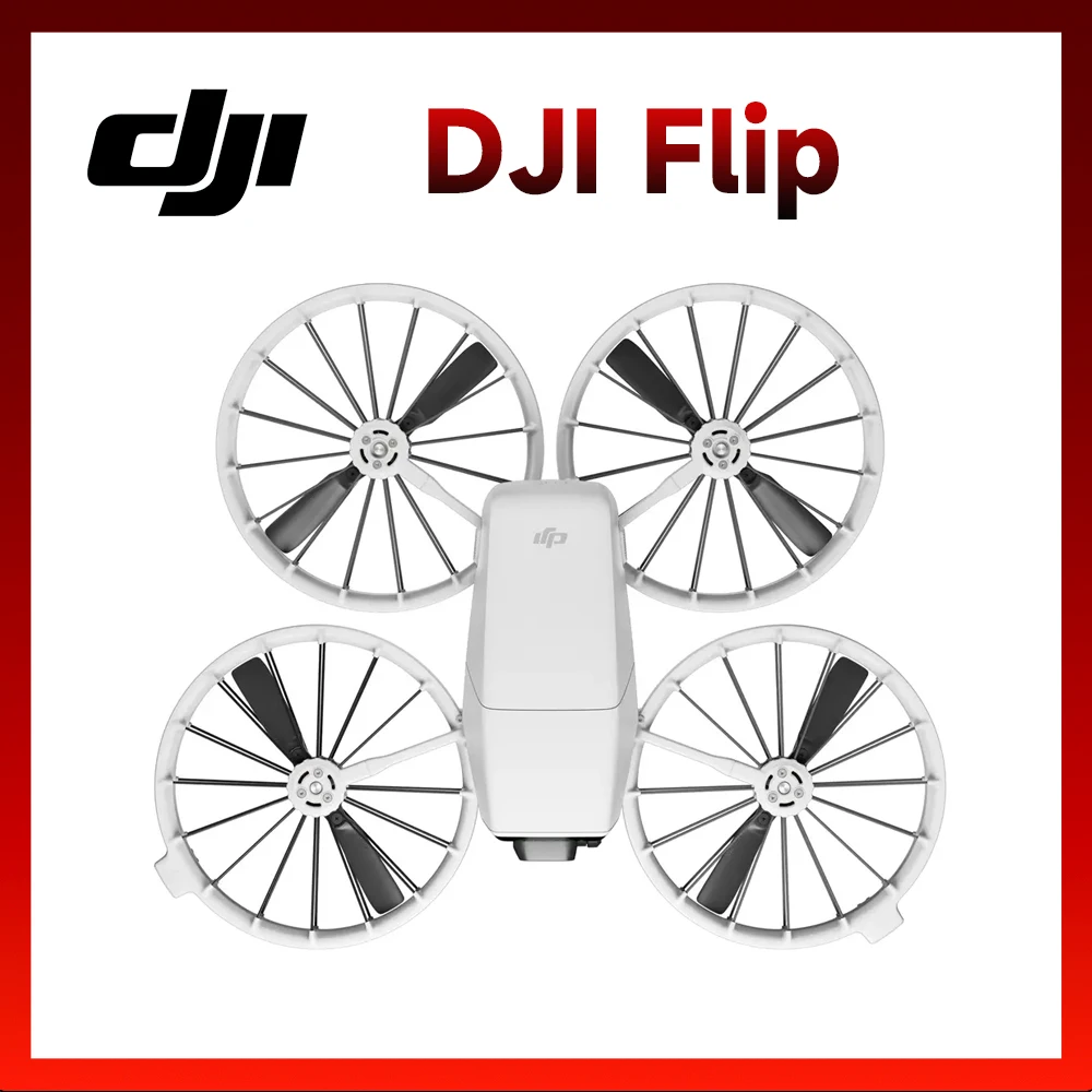 DJI Flip Drone Foldable Full-Coverage Propeller Guard Al Subject Tracking 1/1.3-inch CMos Sensor 4K60fps HDR Video Under 249g