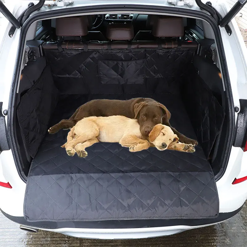 For BMW X3 F25 2011-2017 Oxford Cloth Black Car Trunk Pet Seat Cover Pet Transport Pad Car Accessories