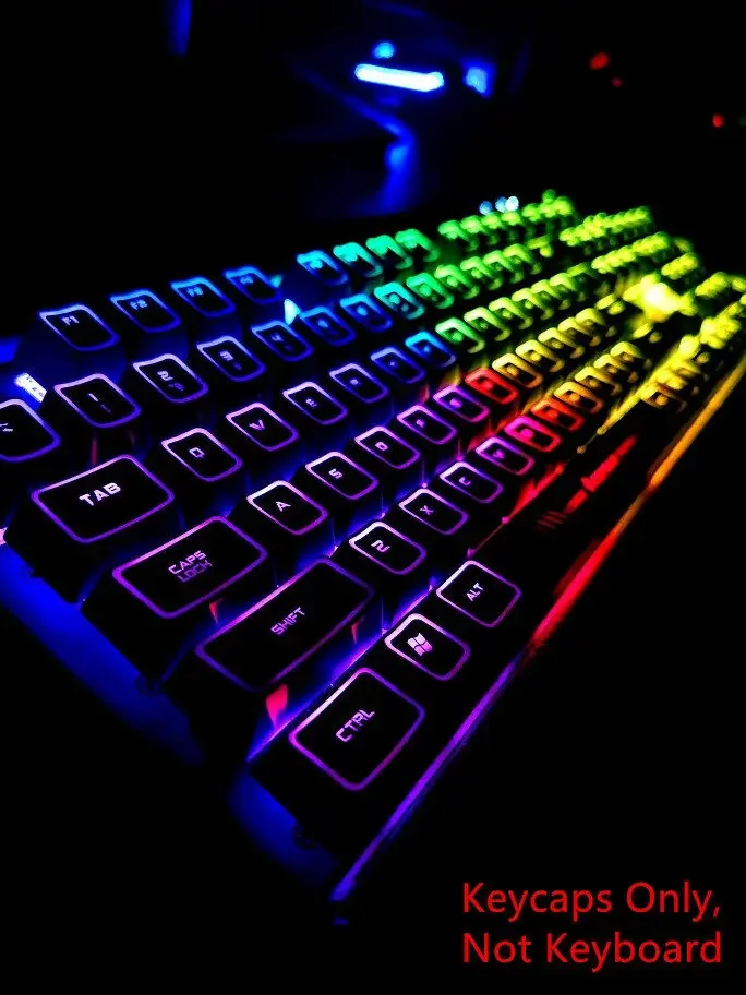 Kit de teclas colecionáveis transformers 104 teclas, com retroiluminação, kit de teclas artesanais k70, rgb, k65, k95, strafe, teclado mecânico para jogos