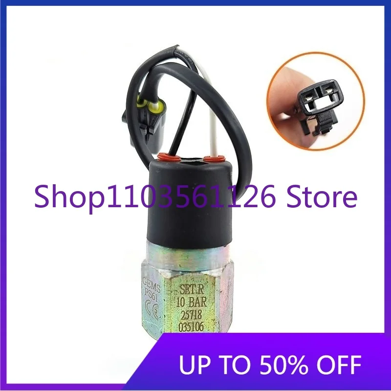 High Quality Excavator Pilot Idle Pressure Sensor Switch Compatible with Models ZE150 205 210 230 260 360
