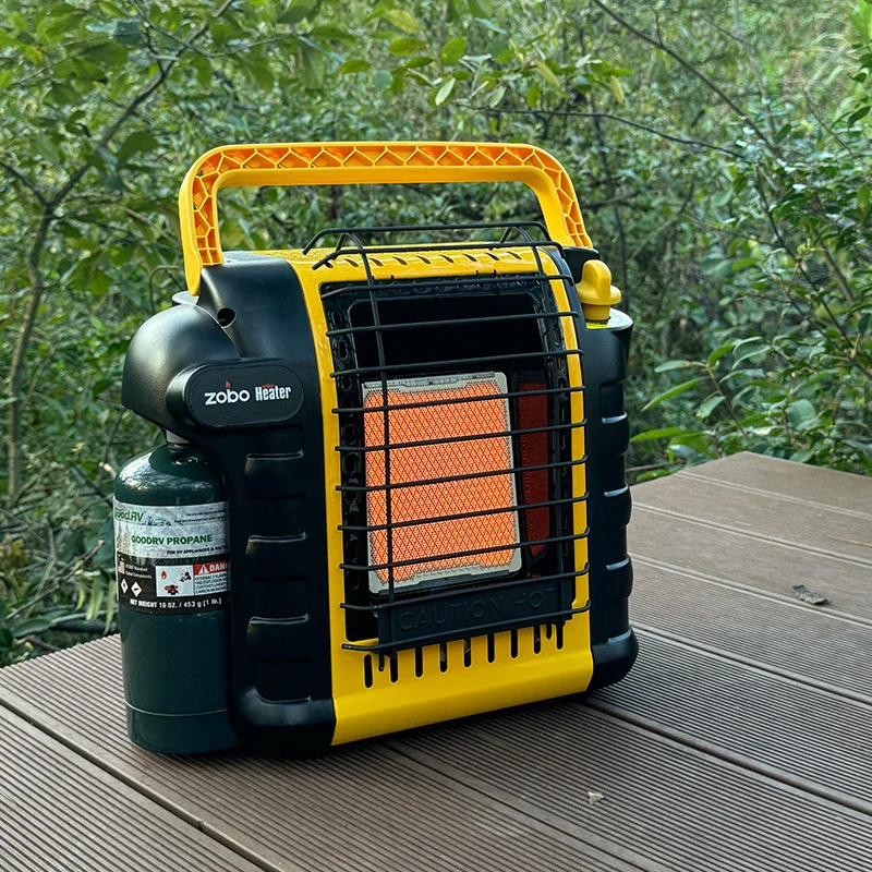 Portable Propane Heater with Silent Operation for Camping and Ice Fishing