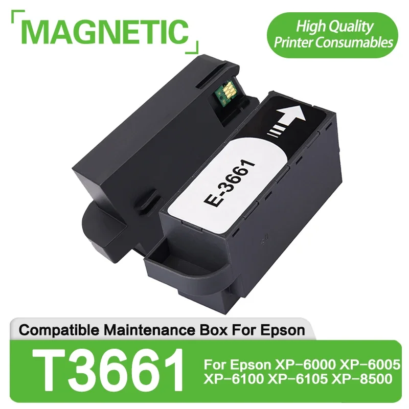 1 T3661 C13T3661000 Bảo Dưỡng Hộp Cho Máy Epson XP-6000 XP-6005 XP-6100 XP-6105 XP-8500