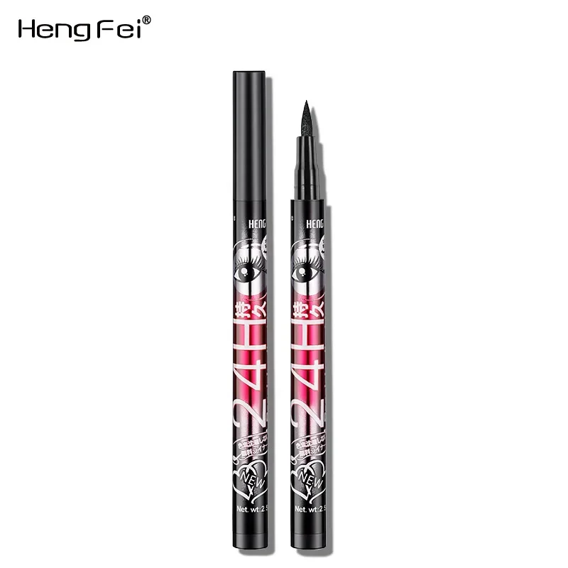 Crayon Eyeliner Liquide Noir Imperméable, Stylo Cosmétique Anti-Taches, Maquillage de Haute Qualité, 24H, 36H