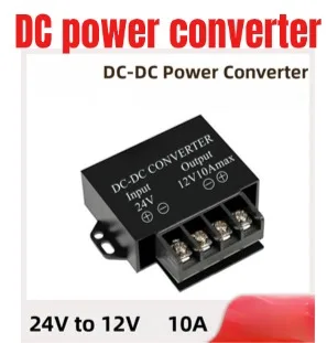 120W 24V Eingang 12V Ausgang 10A DC-DC Abwärtswandler für LED-Videowände Fahrzeugstromversorgung IP65 53x50x20mm Größe