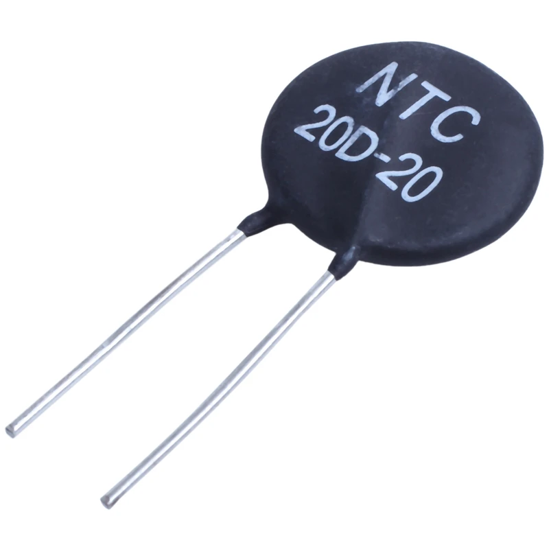 4X 20D-20 NTC Thermistor For Limiting Of Inrush Current Of Power Supply Ballast CFL,Black