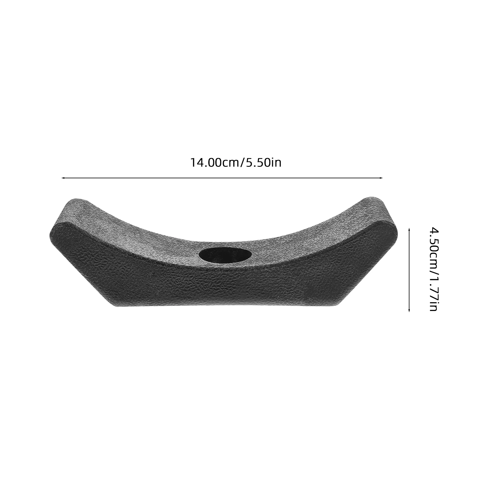 Support d'haltères noir PP 140mm, 6 pièces, berceaux, accessoires d'équipement de Fitness, empêche le roulement, protège le sol