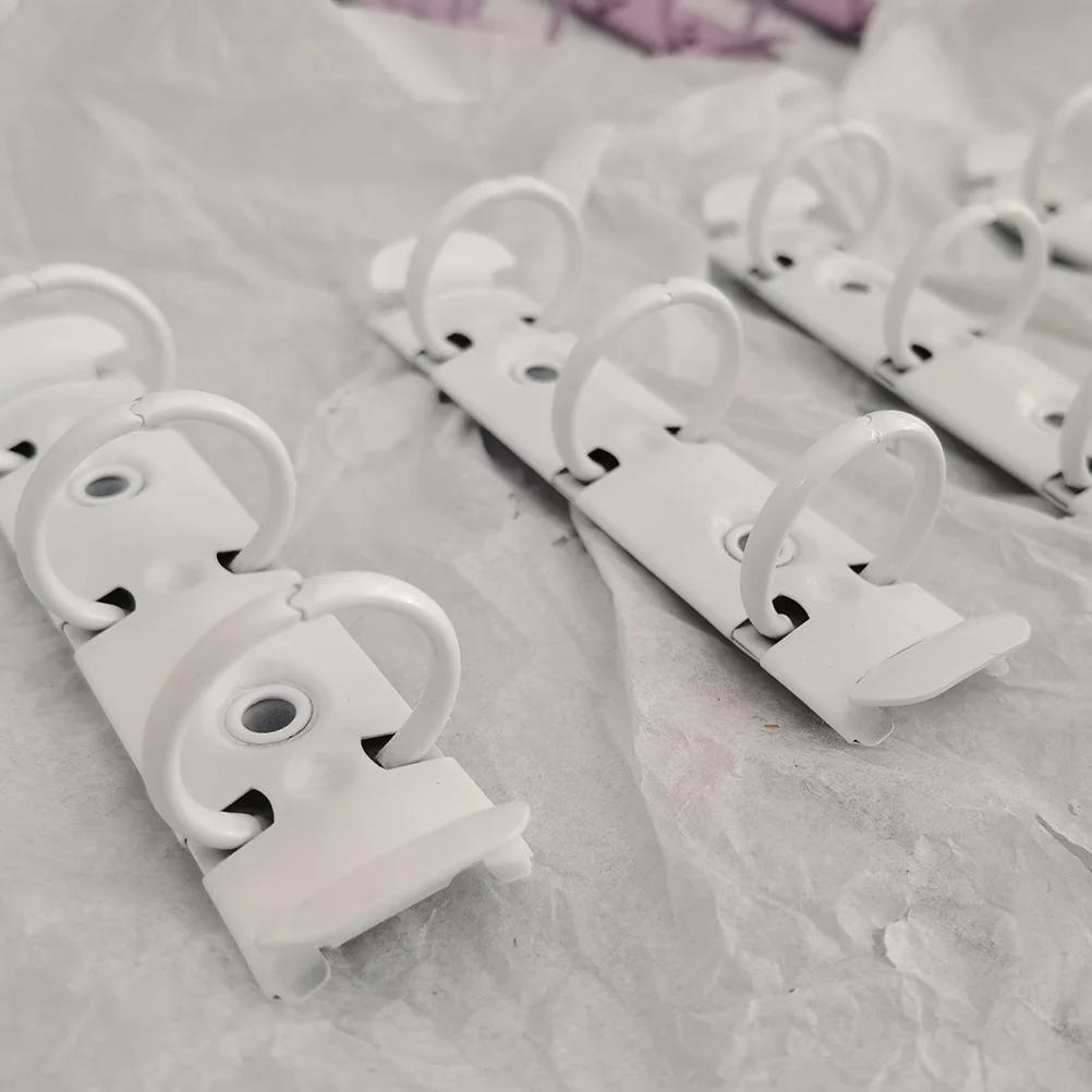 

3 шт., папка с металлическим кольцом и 3 отверстиями, ручная папка с зажимом для файлов для школьных канцелярских принадлежностей, легкий органайзер для переплета, канцелярские принадлежности