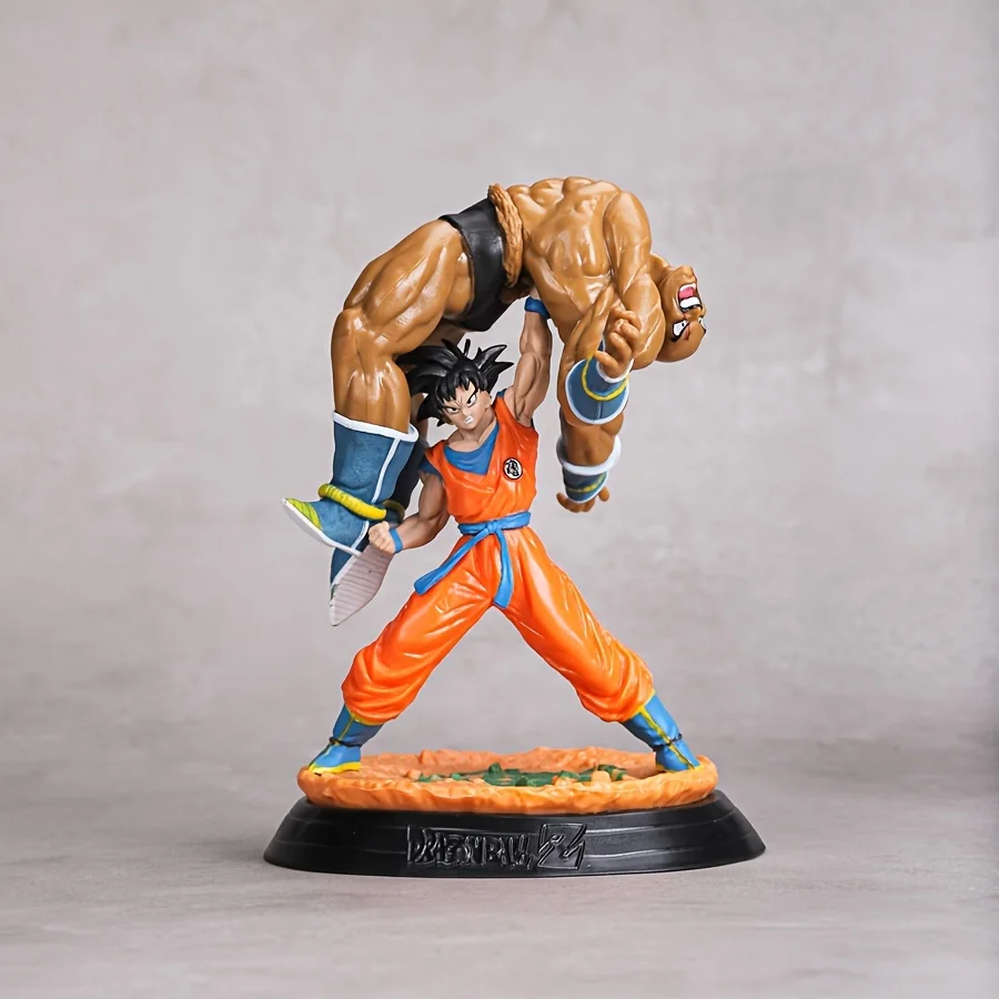 Figuras de Anime Dragon Ball de 23cm, Son Goku, figura de Nappa, colección de modelos de estatua de Pvc, decoración de escritorio, adorno, juguete para regalo