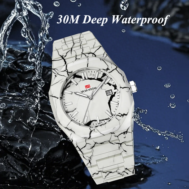 Рисунок 4 - Новые оригинальные мужские часы с мраморным узором