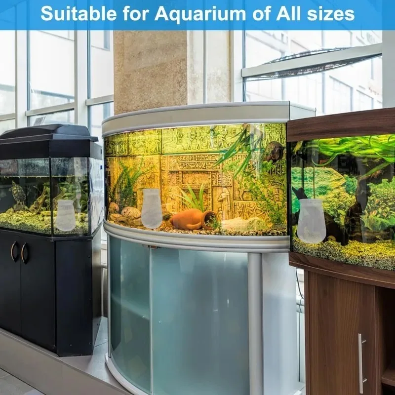 1/5pcs Multifunction Nylon Filter Sump Bags Aquarium Filter Socks Bags with Frame Reusable Fish Tank Filtration Accessories view 5