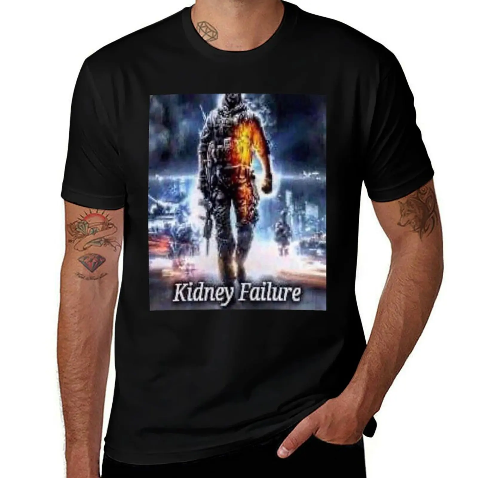 KIDNEY FAILURE - BATTLEFIELD 3 T-Shirt Novelty Graphic Tee Shirt T-Shirt