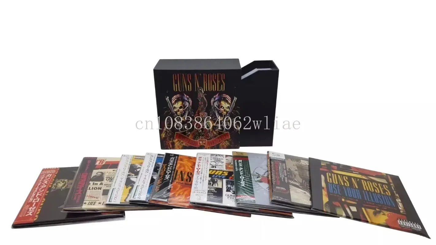 Imagem -03 - Hard Rock Guns n Roses Álbum de Música Greatest Hits Cosplay Car Soundtracks Box Collection 19872011 Pcs Disco de Música Pcs Dvd