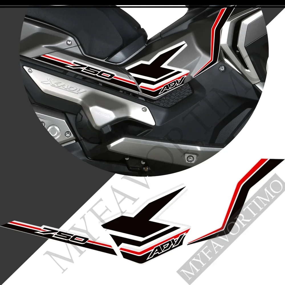 

Motorcycle X ADV For HONDA XADV X-ADV 750 Side Panel Stickers Tank Pad Fuel Protector Fairing Emblem Logo Windshield Scooters