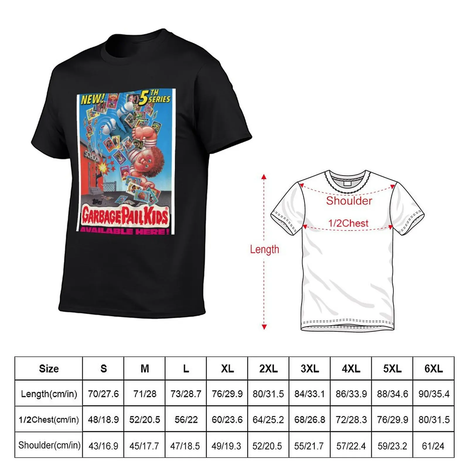 Garbage Pail Kid T-Shirt graphics cute clothes funnys tees Short sleeve tee men