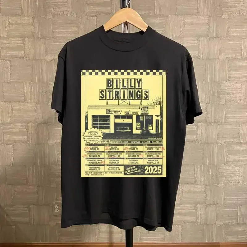 Winter Tour 2025 Billy Strings Highway Prayer T Shirt Full Size S 5XL BM963