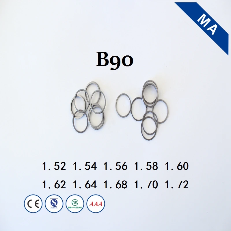 B90 حاقن قضيبي مشترك ضبط الحشوات 1.52 1.54 1.56 1.58 1.60 1.62 1.64 1.68 1.70 1.72 غسالة حشية وقود الديزل