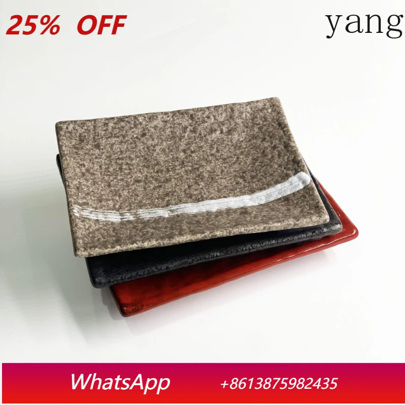 

Квадратная тарелка LMM 7 дюймов для запекания птицы, сашими, многофункциональная тарелка для шашлыка, посуда для сервировки стола