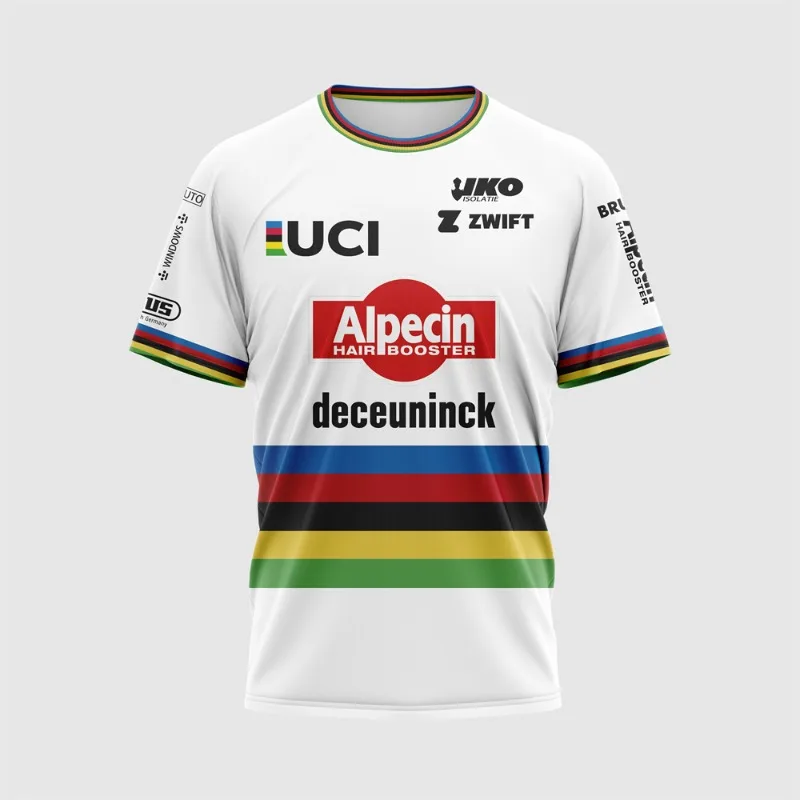 

DECEUNINCK Team 2025 Cycling Jersey Clothing T-shirt Outdoor Sports Competition Tour De France Men 3D New Summer Women Children
