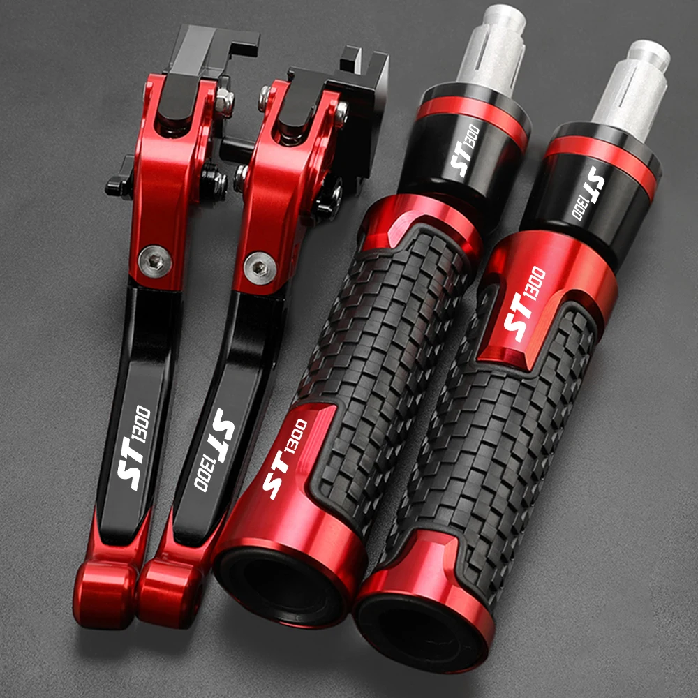 

For Honda ST 1300 ST1300 2012 2011 2010 2009 2008 Motorcycle Accessories Adjustable Brake Clutch Lever Hand Handlebar grips ends