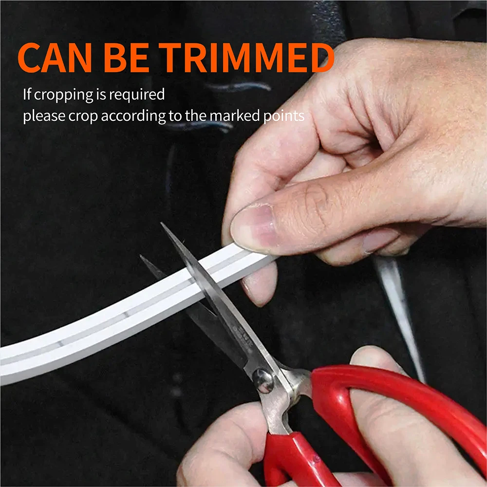 Tira de luces LED para maletero de coche, material de PVC impermeable, flexible, encendido/apagado automático, instalación oculta, universal para modelos MPV/SUV.