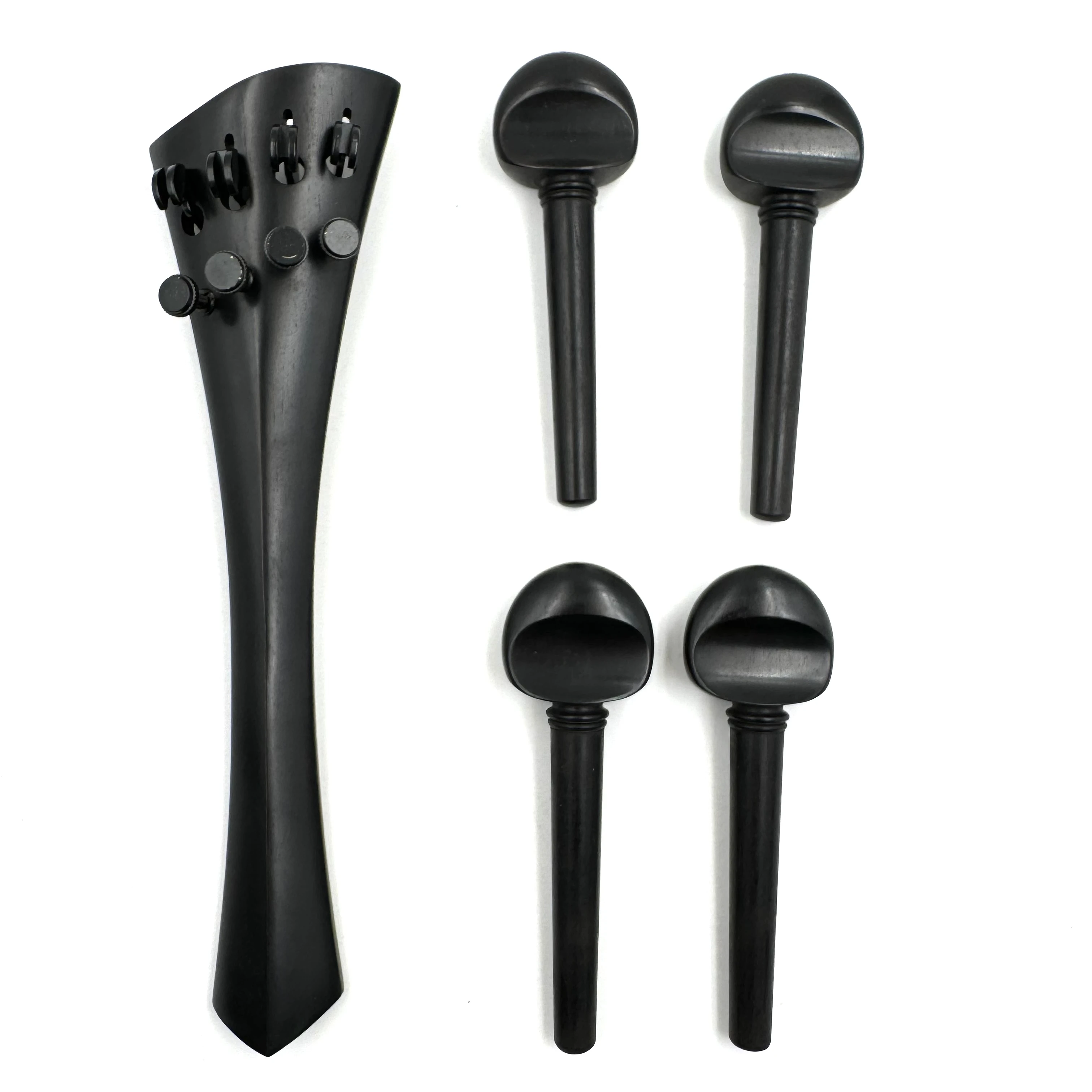 New style 3/4 4/4 cello Tailpiece with fine tuners profession cello Tuning Peg Intruments Accessories Ebony cello pegs