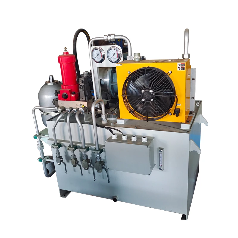 Lifting System Hydraulic Pump Power Unit with 2 Ways Control bore 100mm of 4 Hydraulic Cylinders