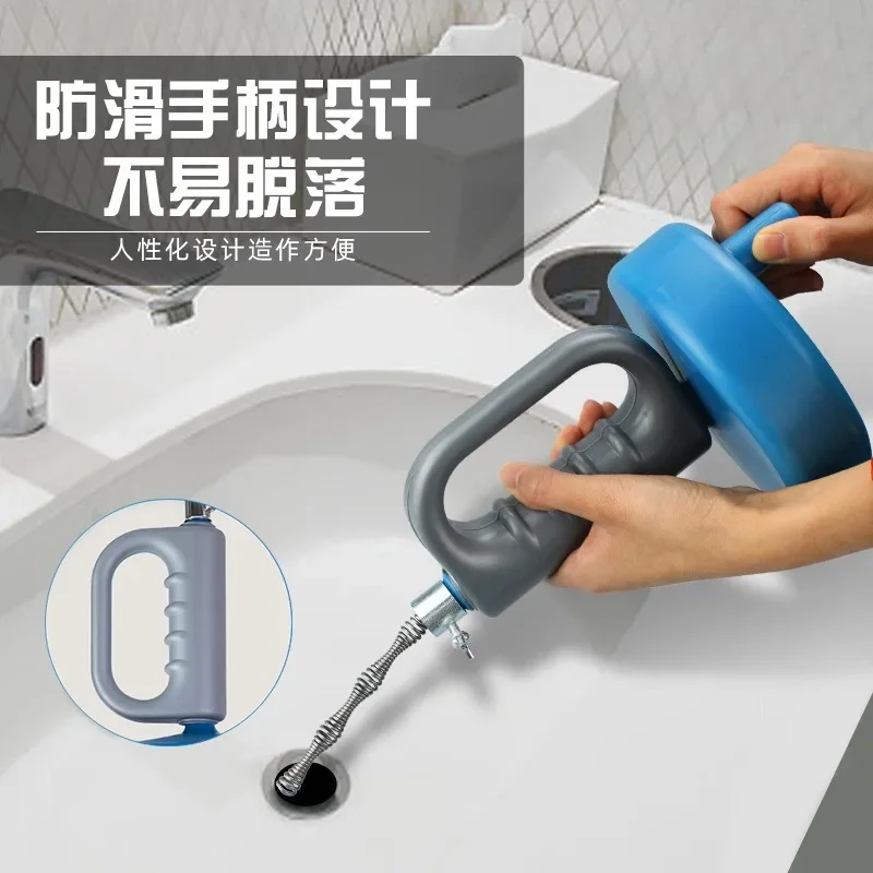 3/5/7/10 Meter Handheld Sink Drain Dredge Unblocker Cleaner Pipeline Clogged Remover Kitchen Toilet Sewer Blockage Cleaning Tool