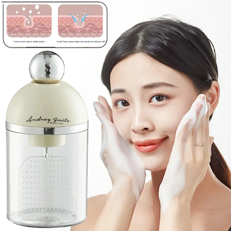 A74G-Automatic Foaming Maker Bathroom Desktop Washing Face Foamer Machine Mini Large Capacity Container Foaming Maker