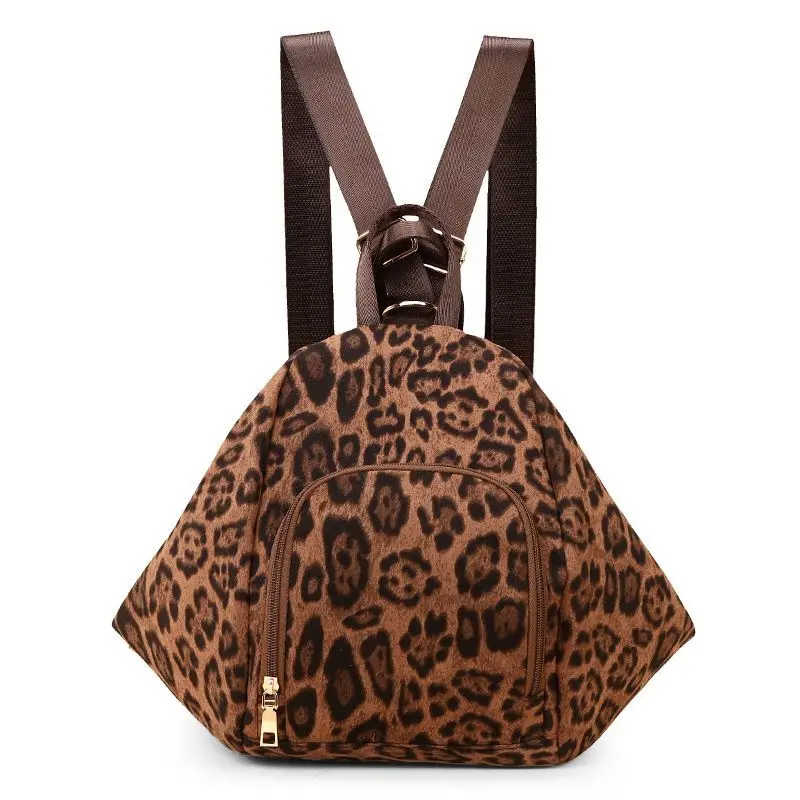 Leopard Print Fashion Backpack Ultra-light  Five-in-one Multi-functional Backpack Large-capacity Shoulder Bag Commuter Tote Bag