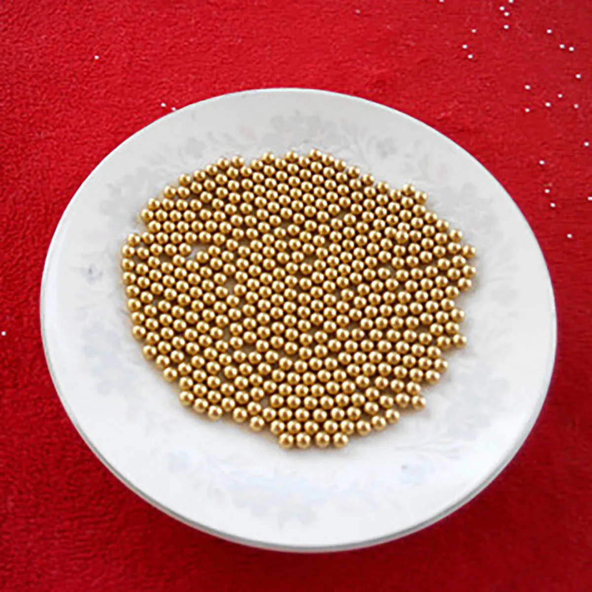 1/5/10Pcs High Precision Brass Balls 12.7/15/15.875/16/20mm Pure Brass Solid Bearings Roller Beads