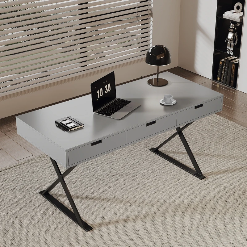 

LH Modern Simple New Chinese Office Desk Home Workbench Writing Desk